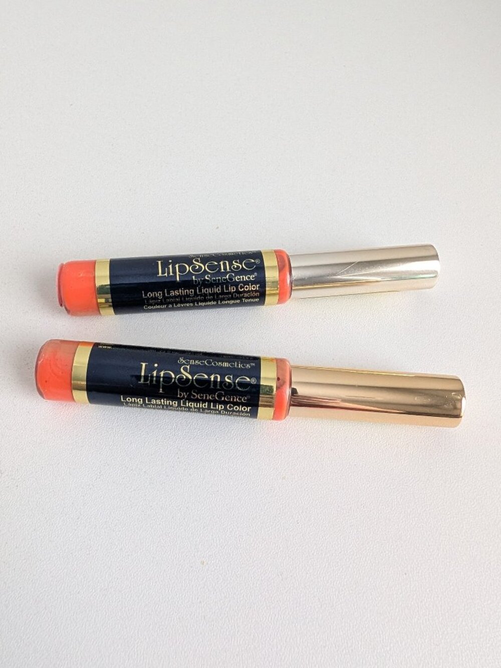 LipSense Long Lasting Liquid Lip Color Coral Lina Lot of 2 New & Sealed